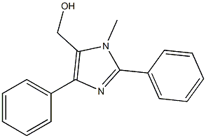 (1-METHYL-2,4-DIPHENYL-1H-IMIDAZOL-5-YL)METHANOL Struktur