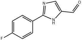 2-(4-FLUOROPHENYL)-1H-IMIDAZOLE-5-CARBALDEHYDE Struktur