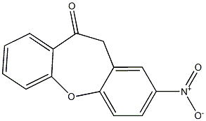 2-NITRODIBENZO[B,F]OXEPIN-10(11H)-ONE Struktur