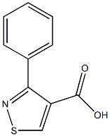 3-PHENYLISOTHIAZOLE-4-CARBOXYLIC ACID Struktur