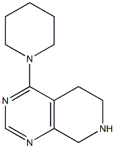 4-PIPERIDIN-1-YL-5,6,7,8-TETRAHYDROPYRIDO[3,4-D]PYRIMIDINE Struktur