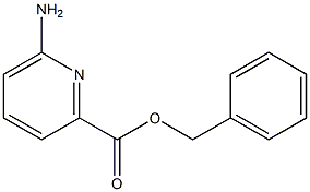 BENZYL 6-AMINOPYRIDINE-2-CARBOXYLATE Struktur