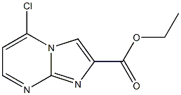 ETHYL 5-CHLOROIMIDAZO[1,2-A]PYRIMIDINE-2-CARBOXYLATE Struktur