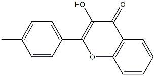 3-hydroxy-2-(4-methylphenyl)-4H-chromen-4-one Struktur