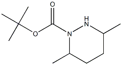 tert-butyl 3,6-dimethyltetrahydro-1(2H)-pyridazinecarboxylate Struktur