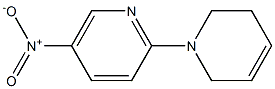 5-nitro-2-(1,2,3,6-tetrahydropyridin-1-yl)pyridine Struktur