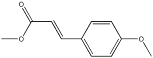 methyl (E)-3-(4-methoxyphenyl)-2-propenoate Struktur