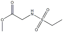 methyl [(ethylsulfonyl)amino]acetate Struktur