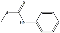 methyl anilinomethanedithioate Struktur