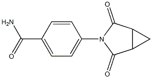 4-(2,4-dioxo-3-azabicyclo[3.1.0]hex-3-yl)benzenecarboxamide Struktur