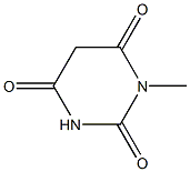 1-methylhexahydropyrimidine-2,4,6-trione Struktur