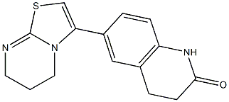 6-(6,7-dihydro-5H-pyrimido[2,1-b][1,3]thiazol-3-yl)-1,2,3,4-tetrahydroquinolin-2-one Struktur