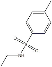 N1-ethyl-4-methylbenzene-1-sulfonamide Struktur