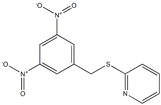 2-[(3,5-dinitrobenzyl)thio]pyridine Struktur