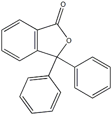 3,3-diphenyl-1,3-dihydroisobenzofuran-1-one Struktur