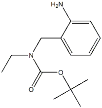 tert-butyl 2-aminobenzyl(ethyl)carbamate Struktur