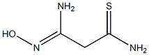 3-amino-3-hydroxyiminopropanethioamide Struktur