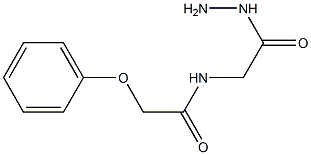 N1-(2-hydrazino-2-oxoethyl)-2-phenoxyacetamide Struktur