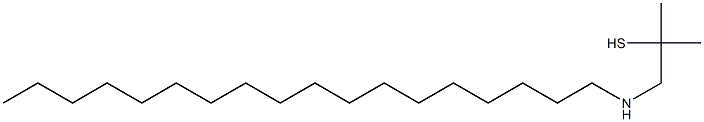 2-methyl-1-(octadecylamino)propane-2-thiol Struktur