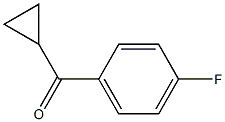 cyclopropyl(4-fluorophenyl)methanone Struktur