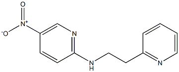 N2-[2-(2-pyridyl)ethyl]-5-nitropyridin-2-amine Struktur