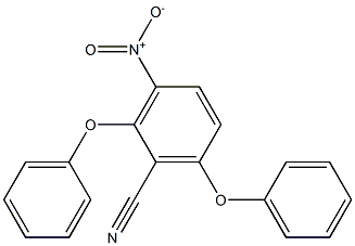 3-nitro-2,6-diphenoxybenzonitrile Struktur