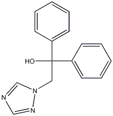 1,1-diphenyl-2-(1H-1,2,4-triazol-1-yl)-1-ethanol Struktur