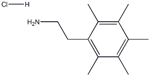 2,3,4,5,6-pentamethylphenethylamine hydrochloride Struktur