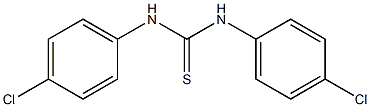 N,N'-di(4-chlorophenyl)thiourea Struktur