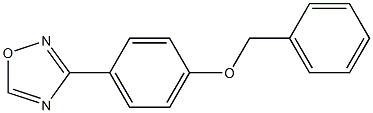 3-[4-(benzyloxy)phenyl]-1,2,4-oxadiazole Struktur