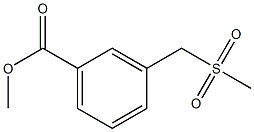 methyl 3-[(methylsulfonyl)methyl]benzoate Struktur