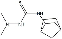 N1-bicyclo[2.2.1]hept-2-yl-2,2-dimethylhydrazine-1-carbothioamide Struktur