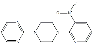 2-[4-(3-nitro-2-pyridinyl)piperazino]pyrimidine Struktur