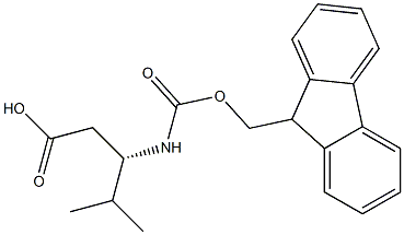 Fmoc-S-b-Leucin Struktur