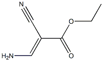 ethyl 3-amino-2-cyanoacrylate Struktur