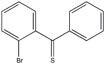 (2-bromophenyl)(phenyl)methanethione Struktur