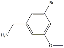 (3-bromo-5-methoxyphenyl)methanamine Struktur