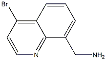 (4-bromoquinolin-8-yl)methanamine Struktur