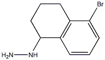 (5-bromo-1,2,3,4-tetrahydronaphthalen-1-yl)hydrazine Struktur