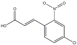 (E)-3-(4-chloro-2-nitrophenyl)acrylic acid Struktur