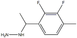 1-(1-(2,3-difluoro-4-methylphenyl)ethyl)hydrazine Struktur