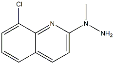 1-(8-chloroquinolin-2-yl)-1-methylhydrazine Struktur