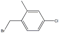 1-(bromomethyl)-4-chloro-2-methylbenzene Struktur