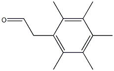 2-(2,3,4,5,6-pentamethylphenyl)acetaldehyde Struktur