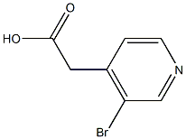 2-(3-bromopyridin-4-yl)acetic acid Struktur