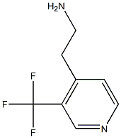 2-(3-Trifluoromethyl-pyridin-4-yl)-ethylamine Struktur