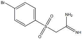 2-(4-bromophenylsulfonyl)acetamidine Struktur