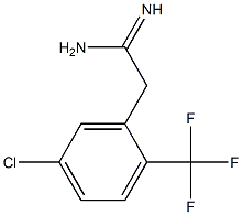 2-(5-chloro-2-(trifluoromethyl)phenyl)acetamidine Struktur