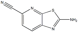 2-aminothiazolo[5,4-b]pyridine-5-carbonitrile Struktur