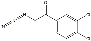 2-azido-1-(3,4-dichlorophenyl)ethanone Struktur